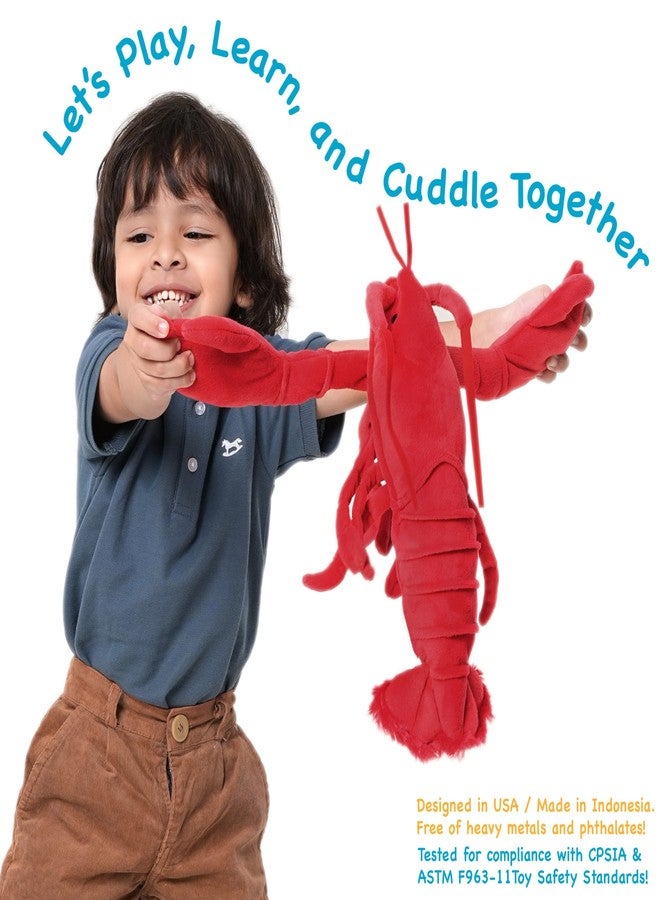 TigerHart Lenora The Lobster - 13 Inch Stuffed Animal Plush - Image 3